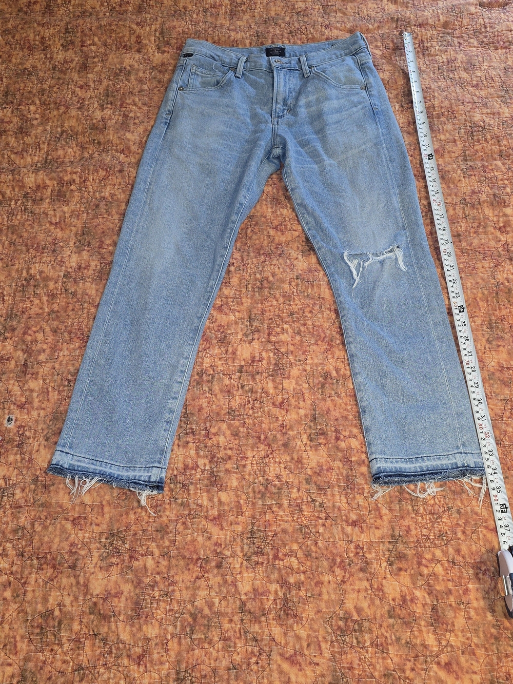 Citizens of Humanity Emerson Slim Boyfriend Jeans Light Wash Size 25 COH